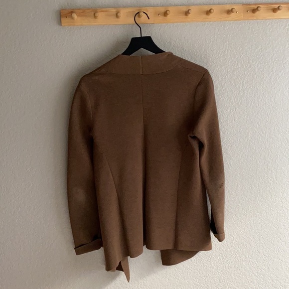 🎉SALE🎉 EILEEN FISHER Wool Cardigan Brown Size Medium - Picture 13 of 15